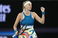 Kvitova at the 2023 Australian Open.