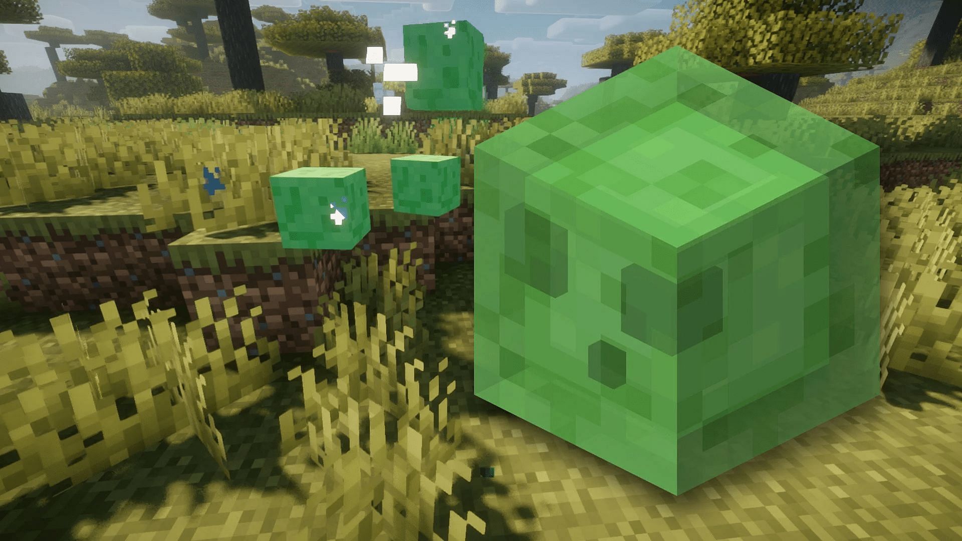 Slimes have somewhat specific spawning requirements in Minecraft (Image via Mojang)