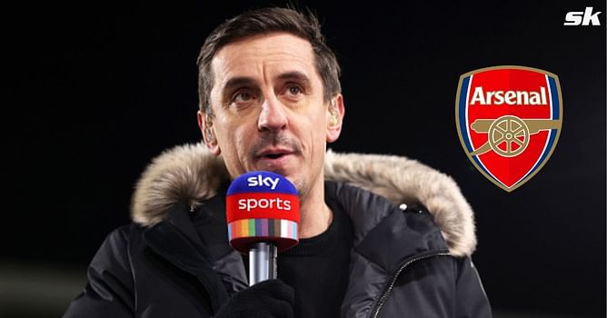 "I think he's played really well" - Gary Neville heaps praise on 23-year-old Arsenal star's performances this season
