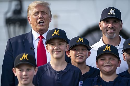 President Trump Marks Major League Baseball's Opening Day