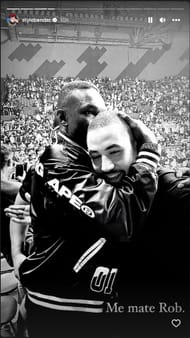 Israel Adesanya's heartwarming embrace with rival Robert Whittaker at UFC 284