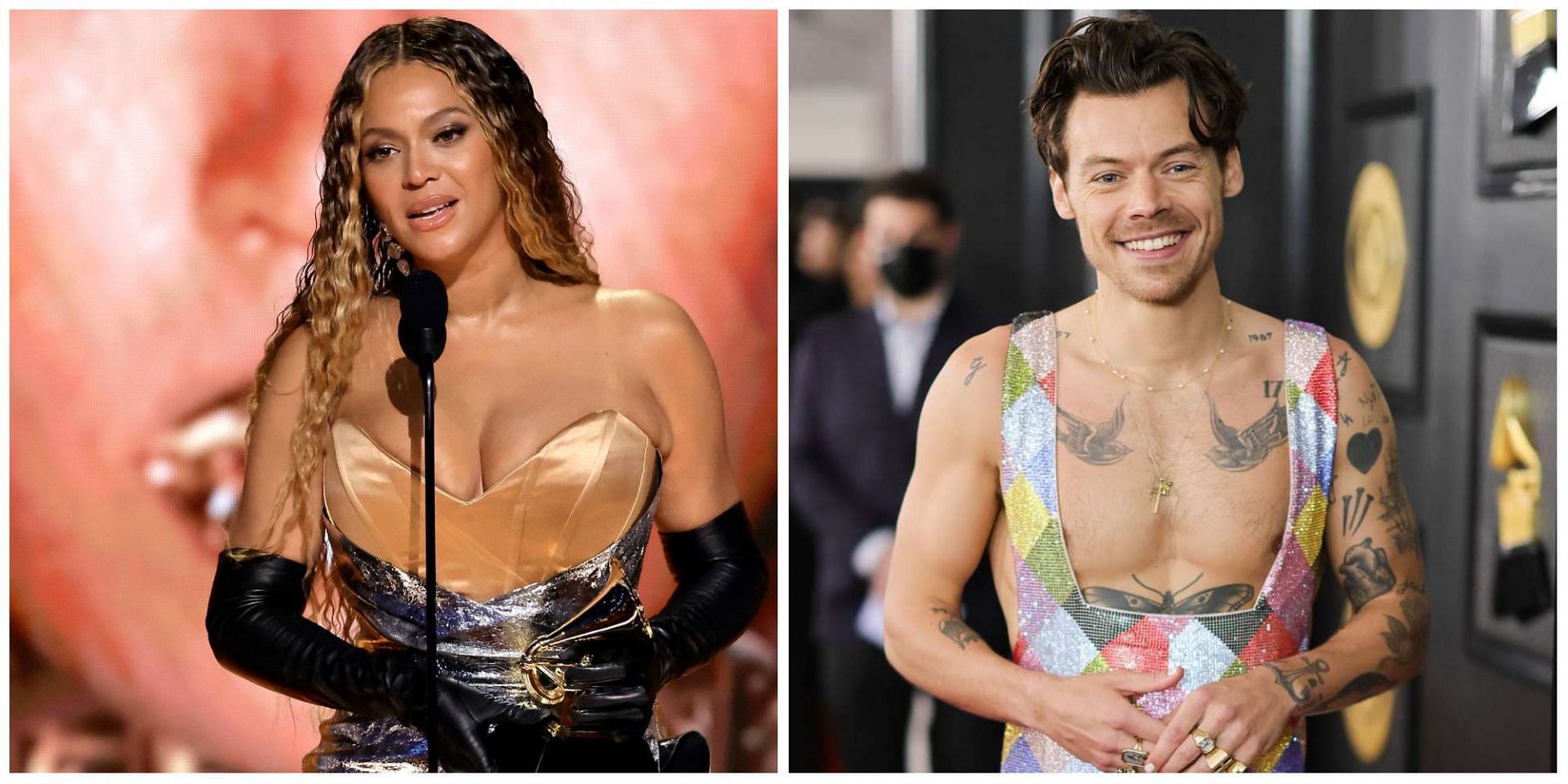 Social media baffled over the fact that Beyonce lost to Harry Styles in the Best Album Of The Year category in the Grammys 2023. (Image via Getty Images)