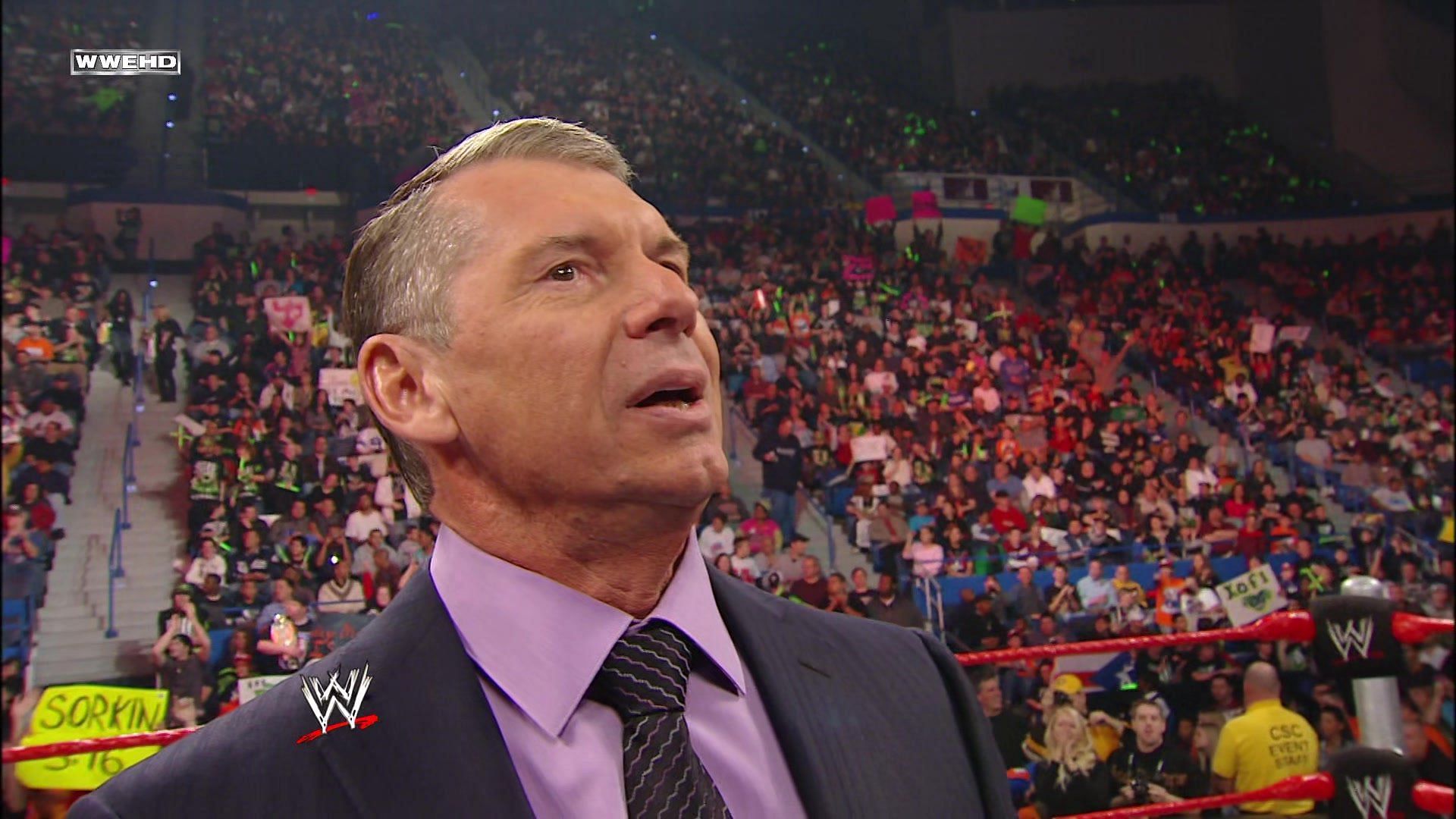 Executive chairman of WWE, Vince McMahon