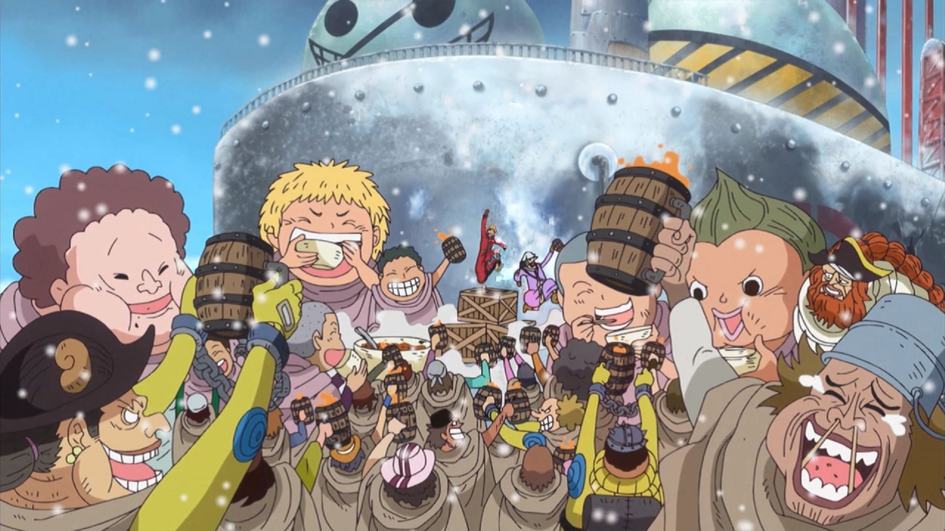 The Strawhat Pirates can befriend nearly everyone (Image via Toei Animation, One Piece)