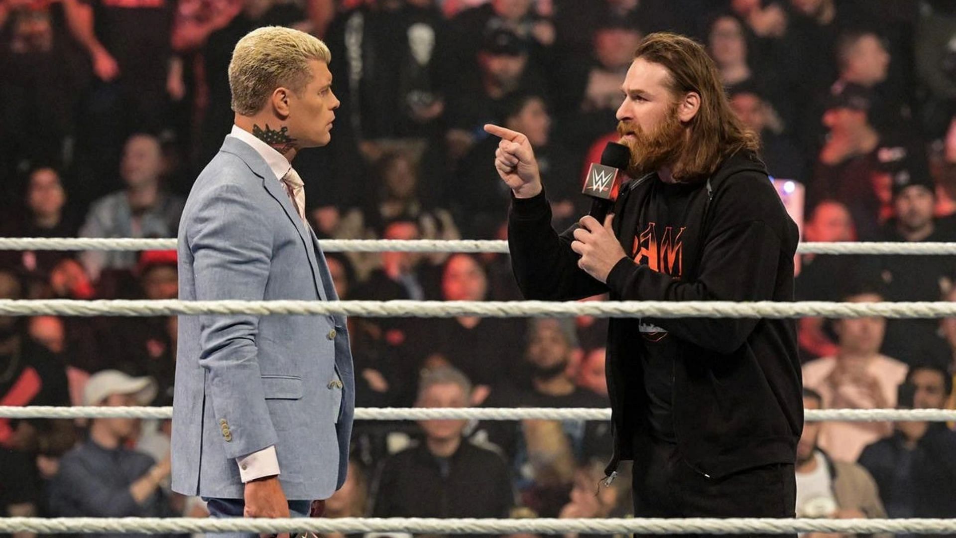 Cody Rhodes and Sami Zayn had a confrontation on WWE RAW