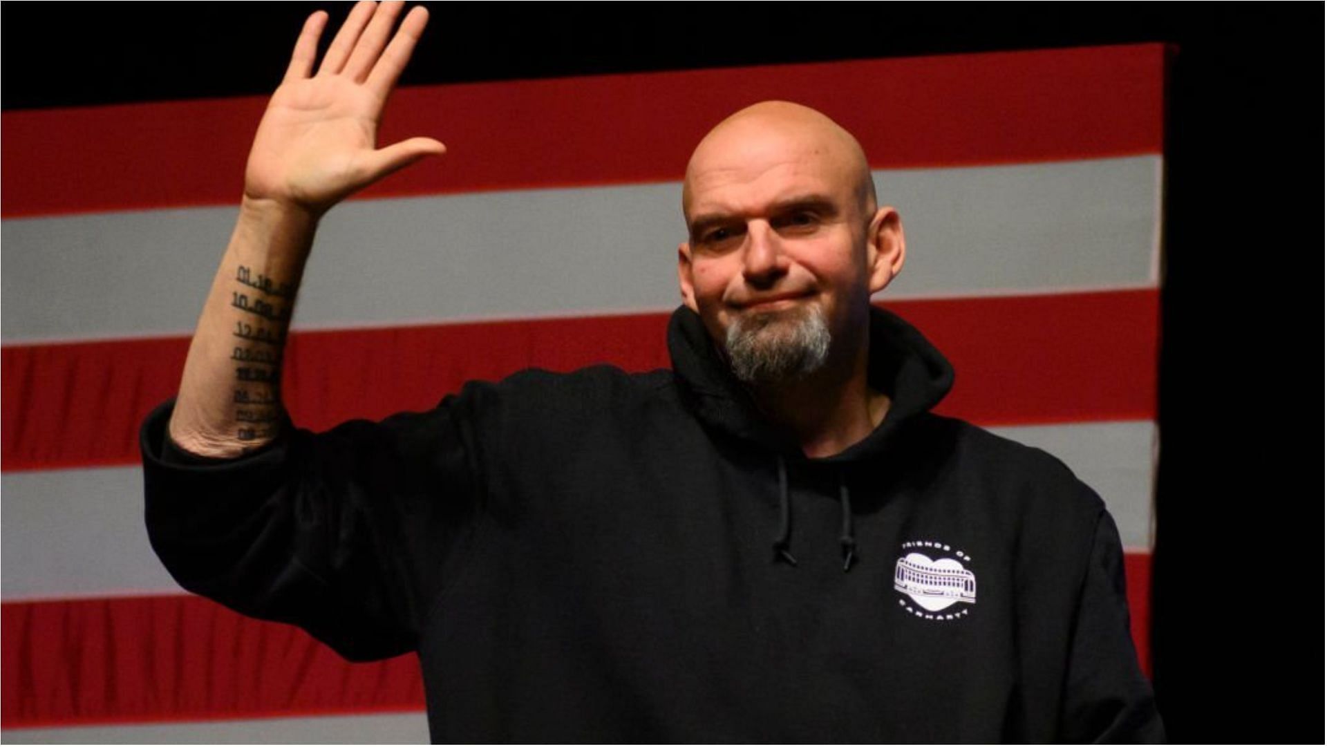 John Fetterman was hospitalized in 2022 after suffering from another stroke (Image via Jeff Swensen/Getty Images)