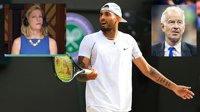 "Always had a problem with that"- Chris Evert disagrees with John McEnroe's claim that tennis needs more temperamental personalities like Nick Kyrgios