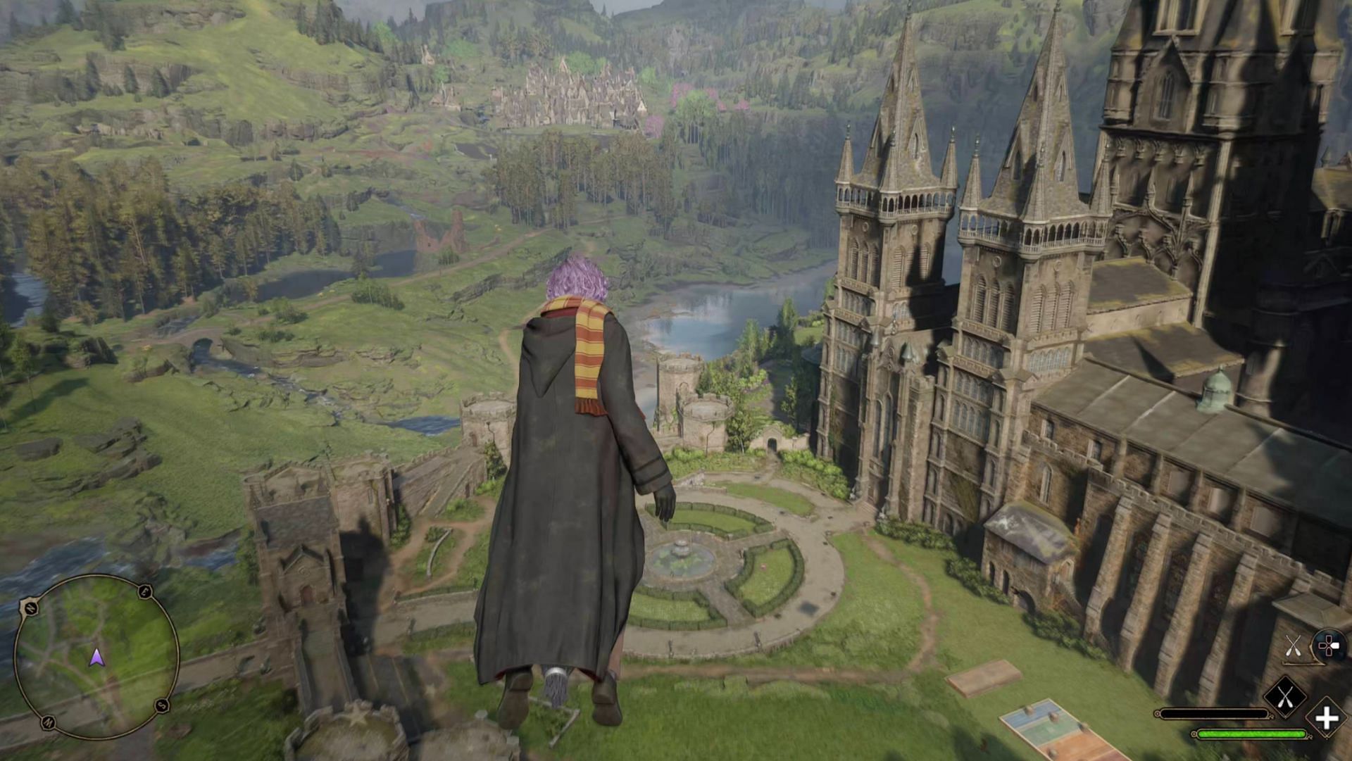 Using a keyboard and mouse has its own benefits in a game like Hogwarts Legacy (Image via Avalanche Software)