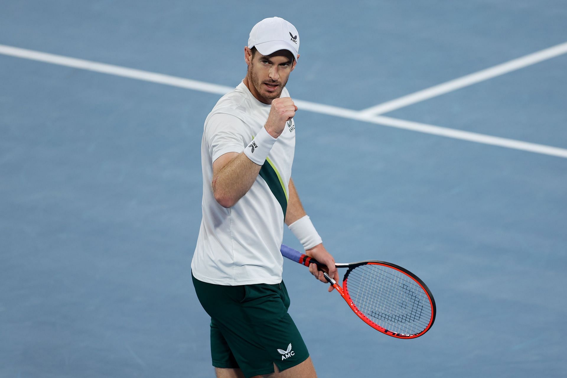 Andy Murray in action at the 2023 Australian Open.