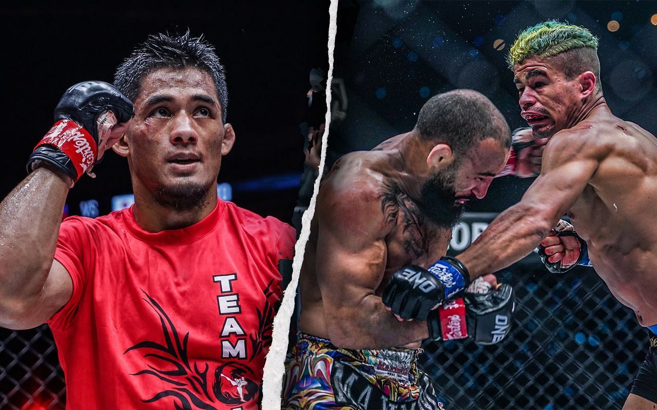 [Photo Credit: ONE Championship] Stephen Loman, John Lineker, Fabricio Andrade