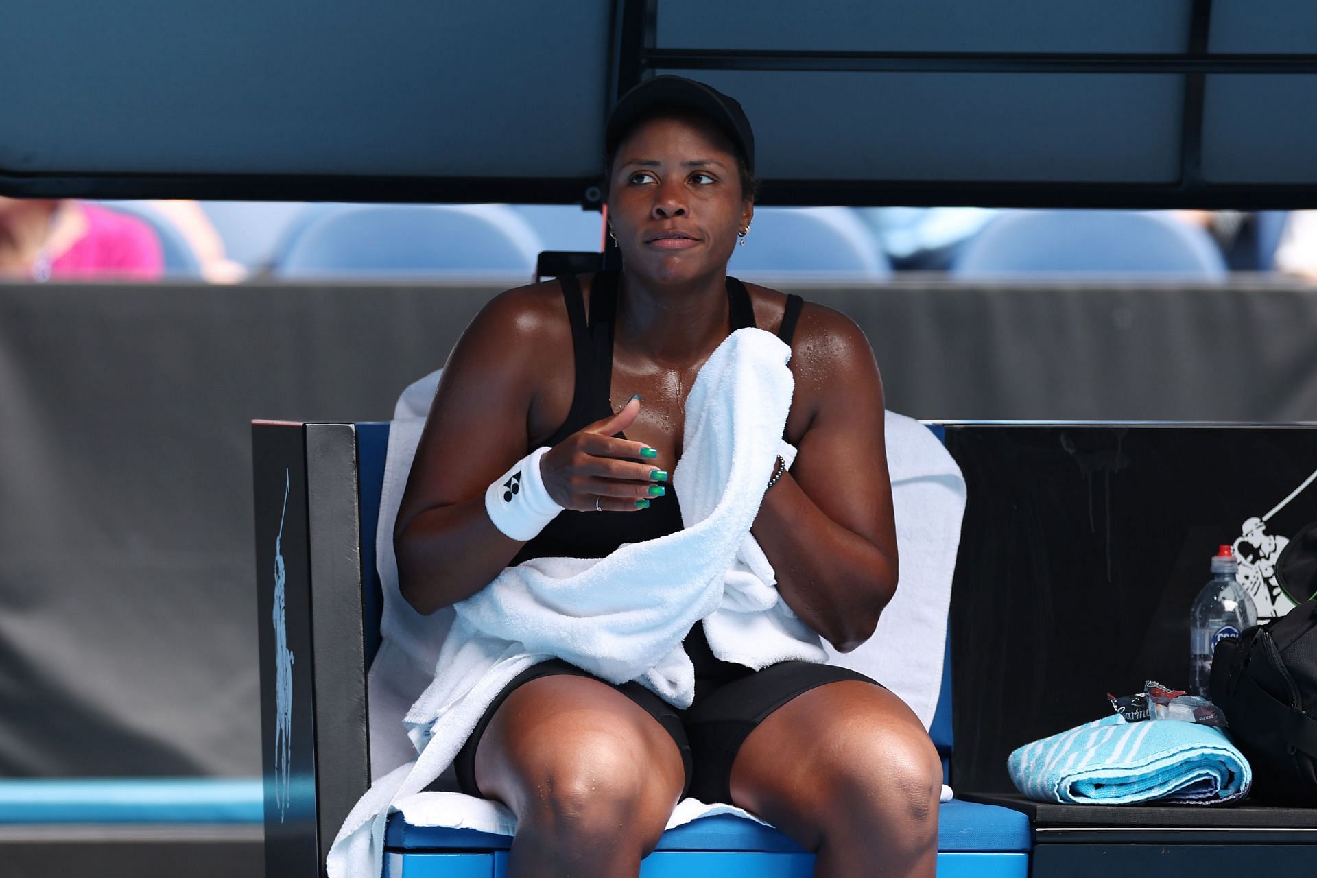 Taylor Townsend at the 2023 Australian Open.
