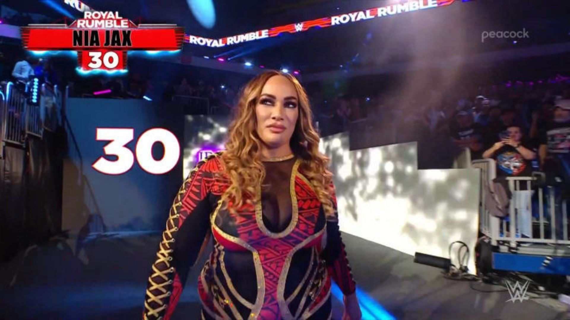 Nia Jax returned at the WWE Royal Rumble PLE