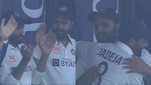 [Watch] Rohit Sharma gives Ravindra Jadeja a big hug in dressing room after win in IND vs AUS 2023 2nd Test