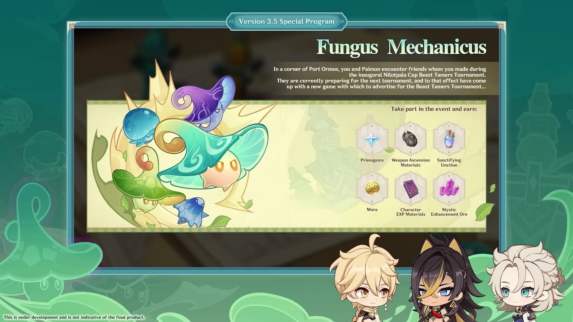 New Fungi event (Image via HoYoverse)