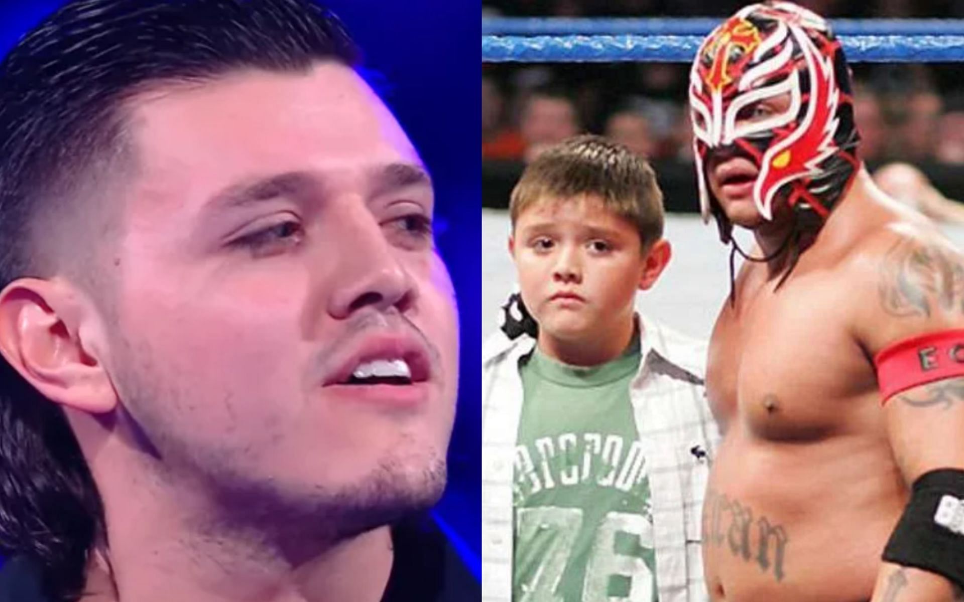 Dominik Mysterio is currently feuding with his father Rey Mysterio