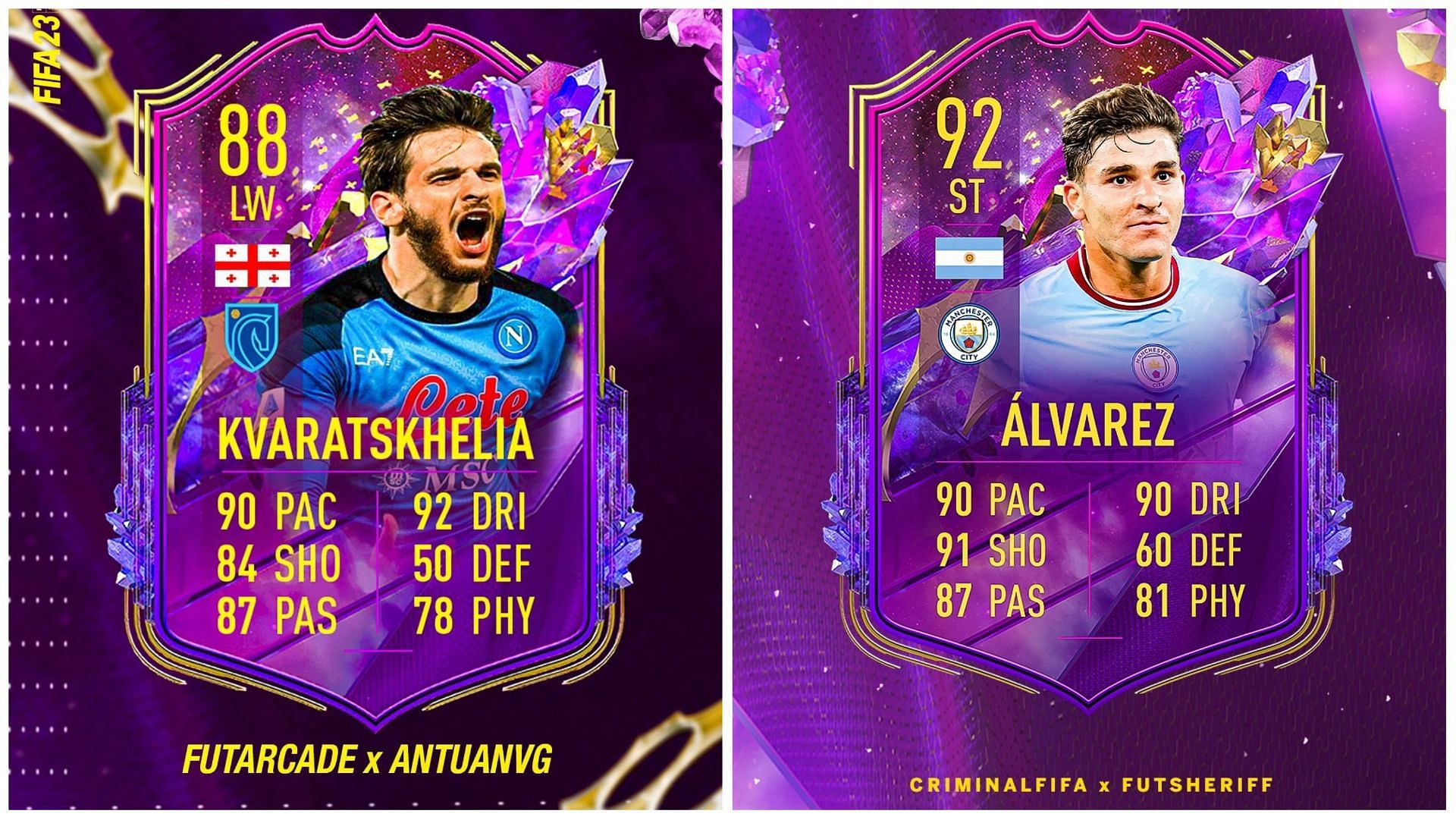 FIFA 23 leaks reveal Kvaratskhelia, Julian Alvarez, and others as