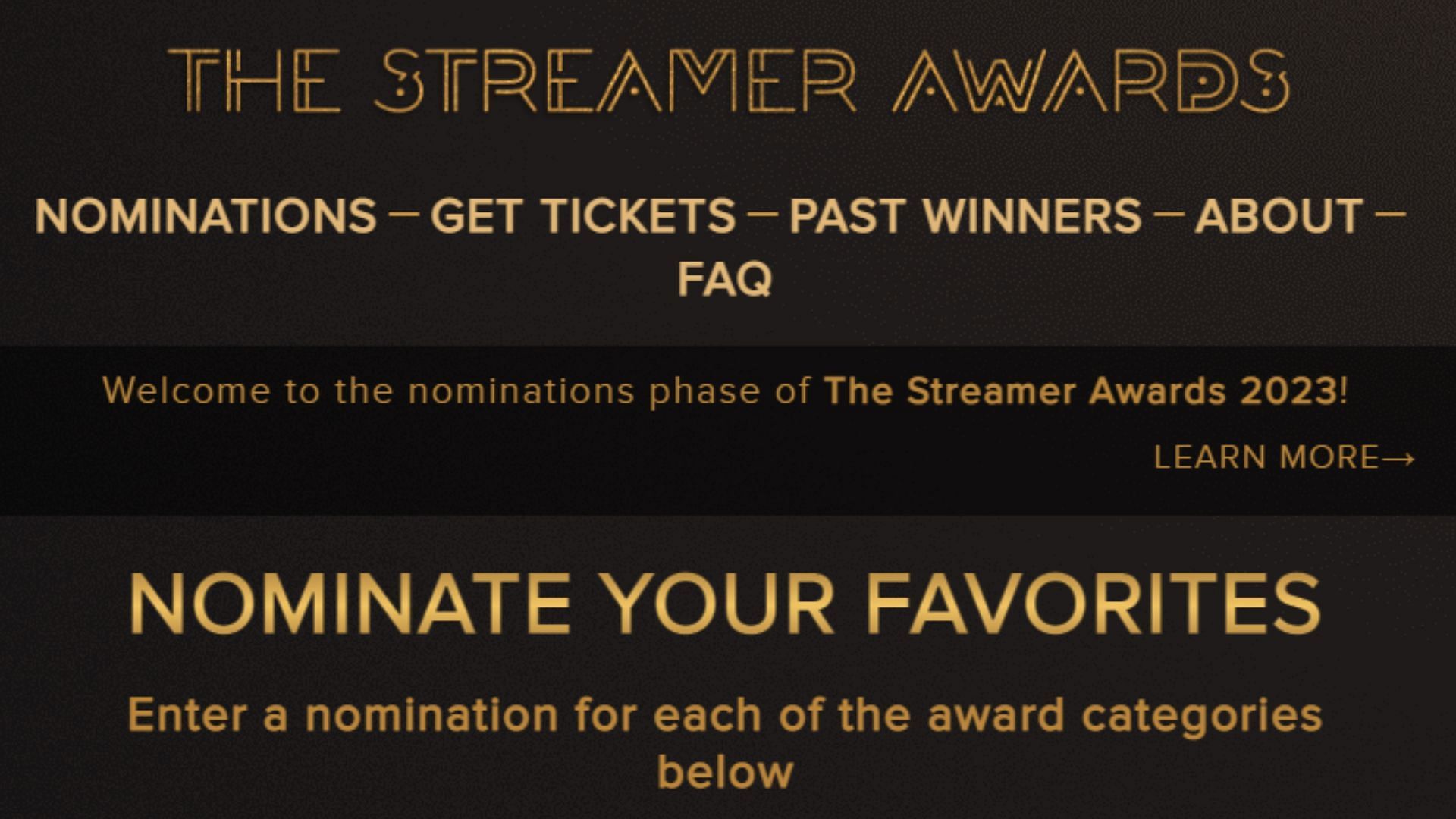 The Streamer Awards 2023: Full list of winners -- a night of