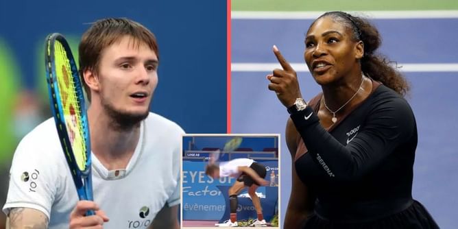 "I’m just thinking of how Serena Williams was treated" - Tennis fans criticize Alexander Bublik's triple racket smash in Montpellier