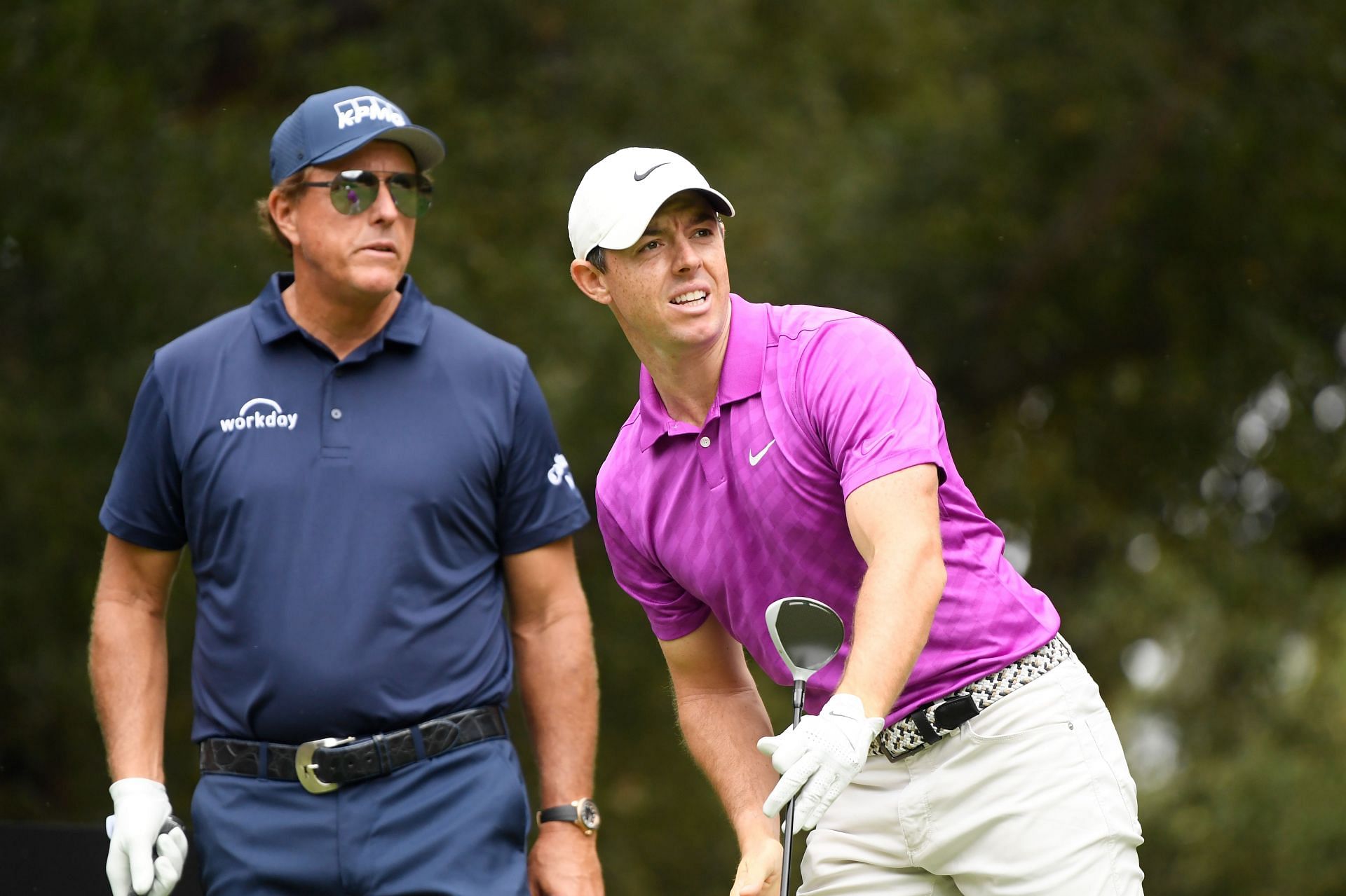 Rory McIlroy and Phil Mickelson