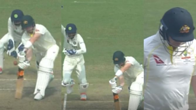 [WATCH] Steve Smith dismissed for a duck by R Ashwin in the 2nd IND vs AUS Test