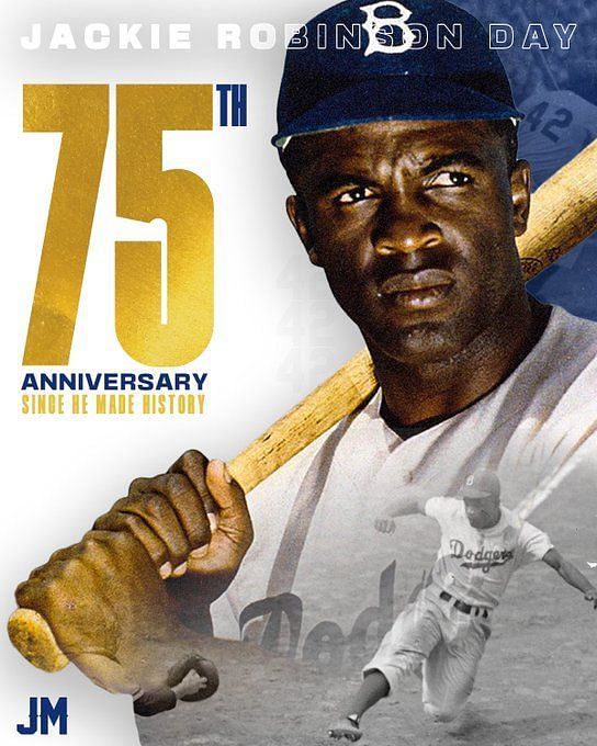 Jackie Robinson 42 by Vintage Baseball Posters