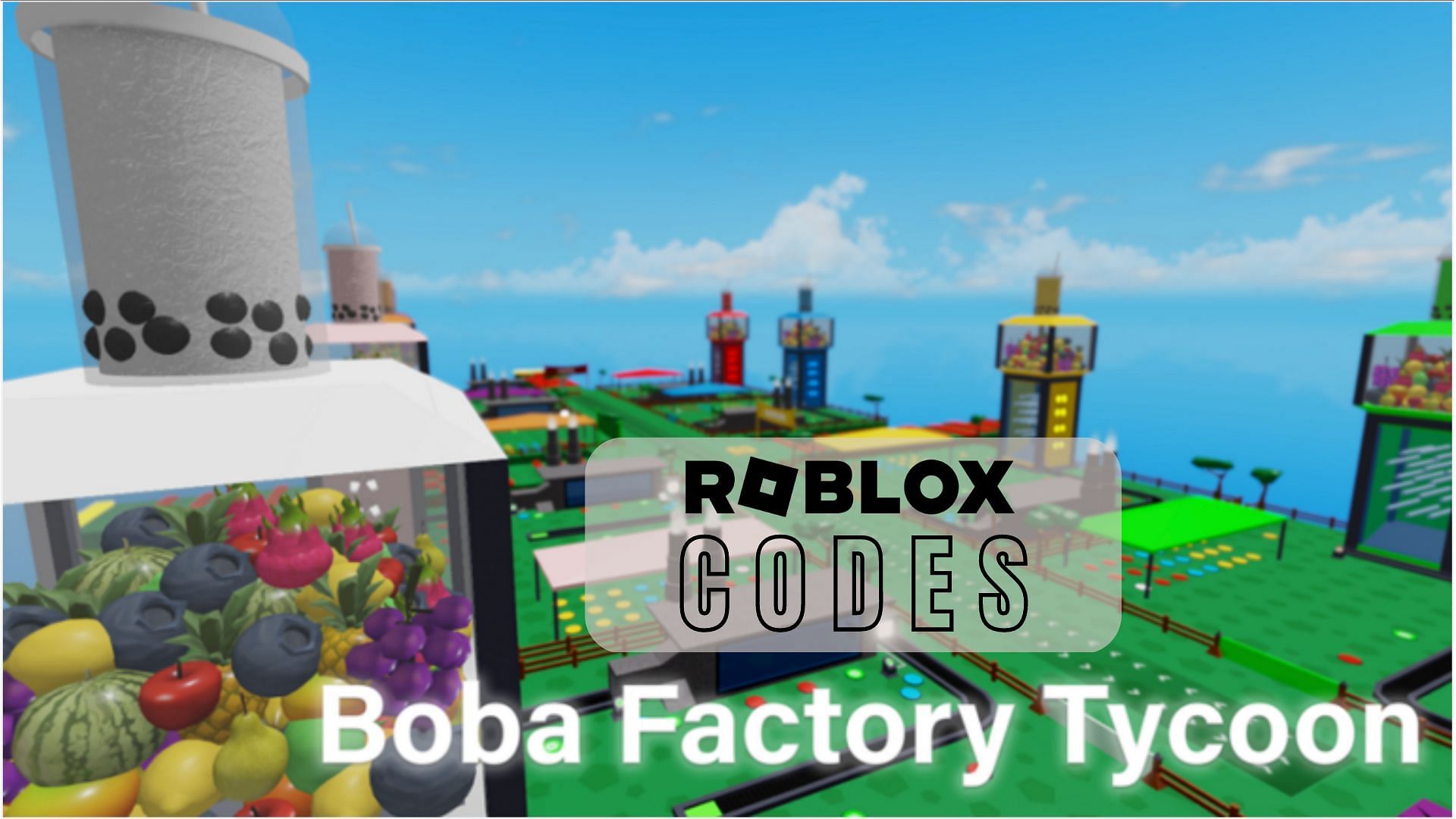 Roblox Boba Factory Tycoon codes in February 2023. (Image via Sportskeeda)