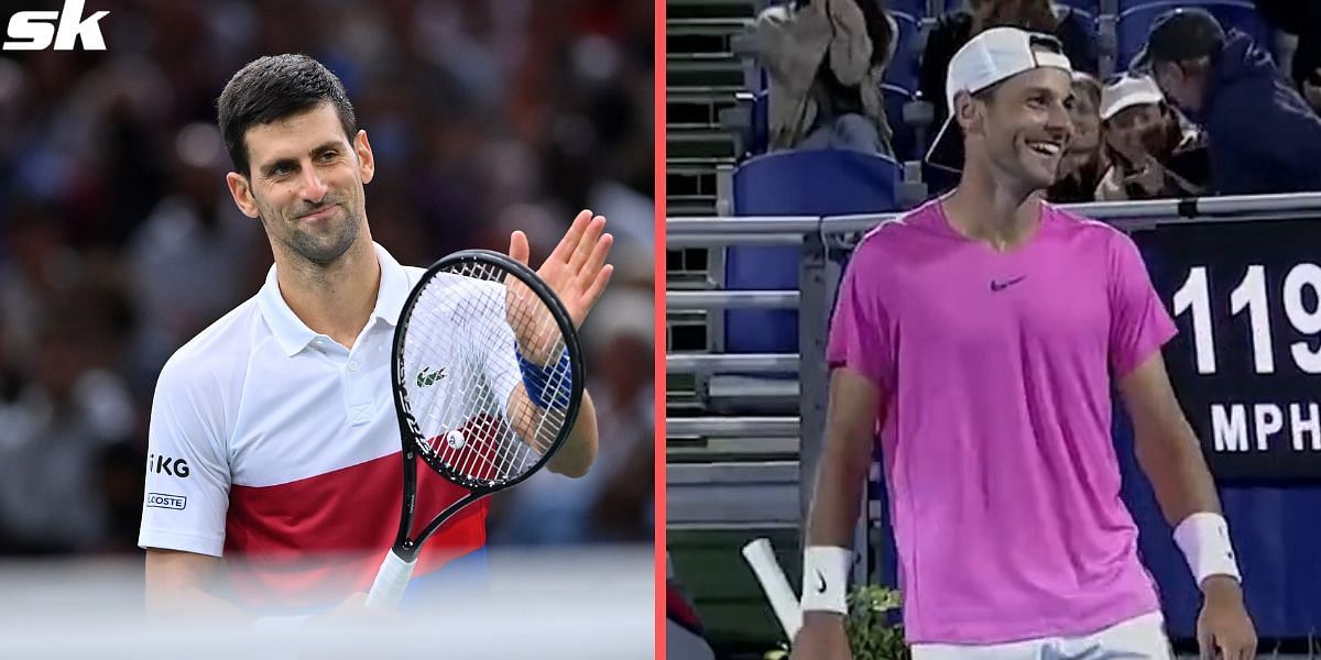 Djokovic highlighted the Croatian