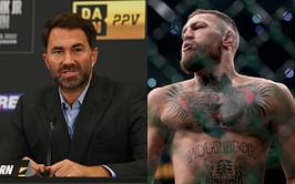 Eddie Hearn meets Conor McGregor for Katie Taylor sponsorship