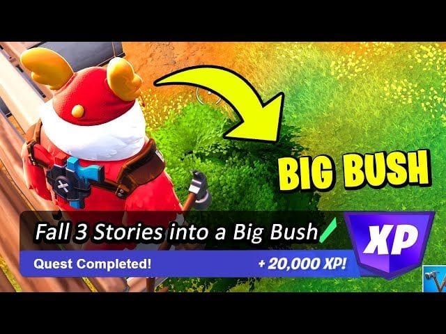 Fall 3 Stories Or More Into A Big Bush