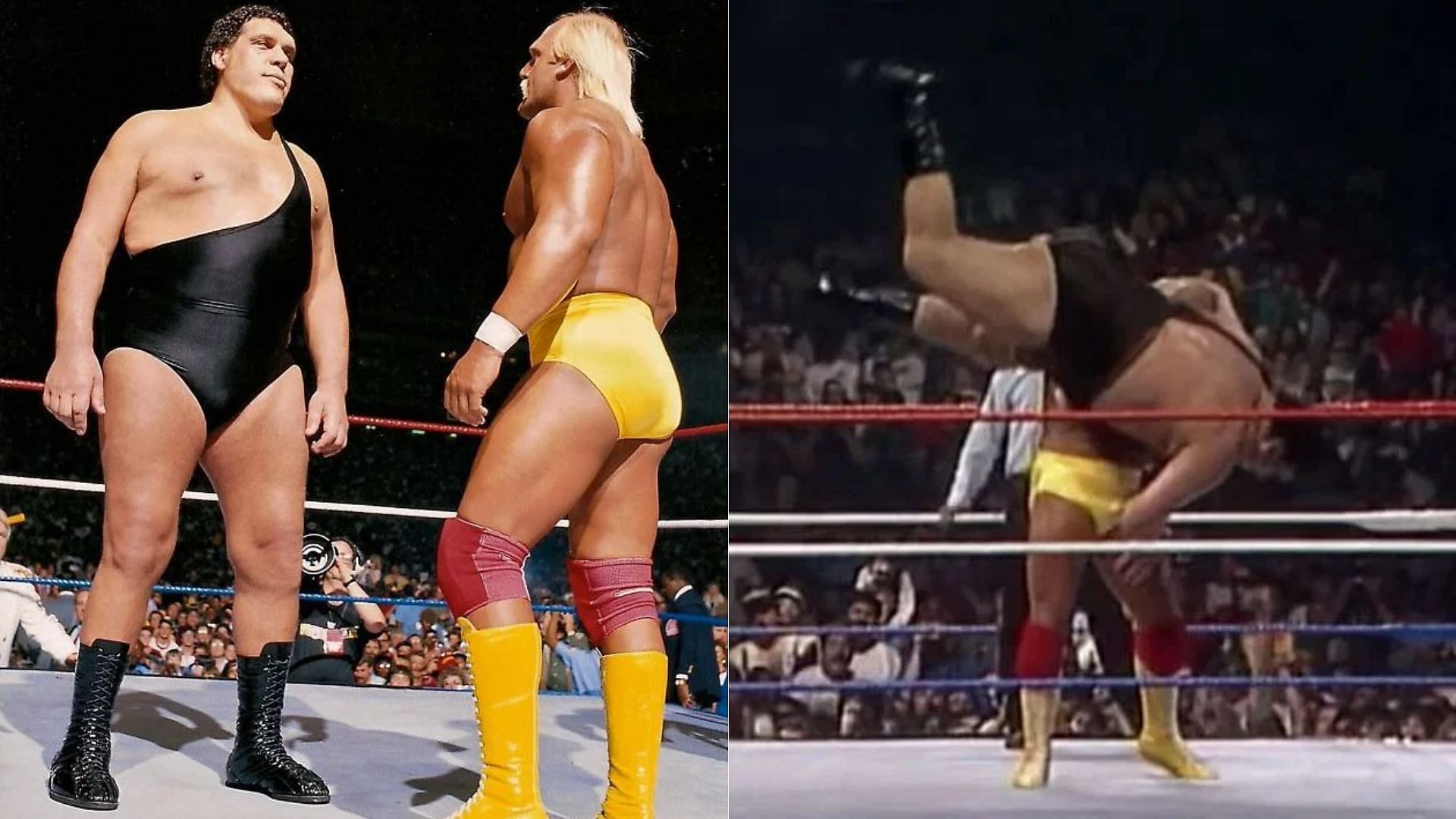 Hulk Hogan beat Andre the Giant at WrestleMania 3 in 1987.