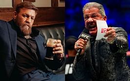 UFC announcer Bruce Buffer takes a jibe at Conor McGregor to promote his bourbon brand