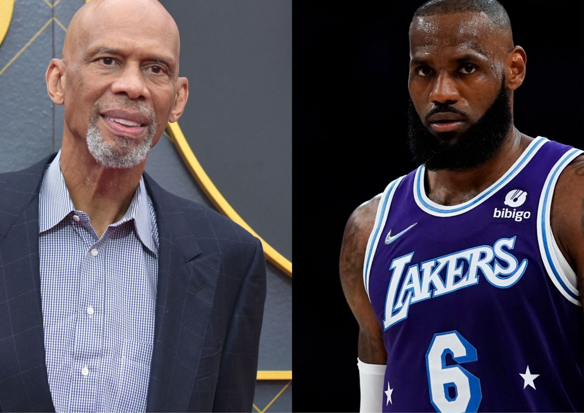 LeBron James reacts to Kareem Abdul-Jabbar attending record