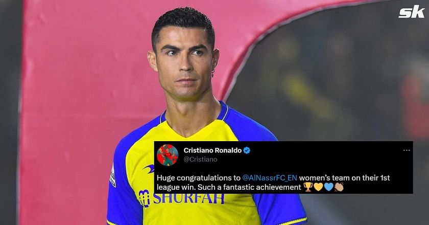 Cristiano Ronaldo sends message to fans after helping Al-Nassr win