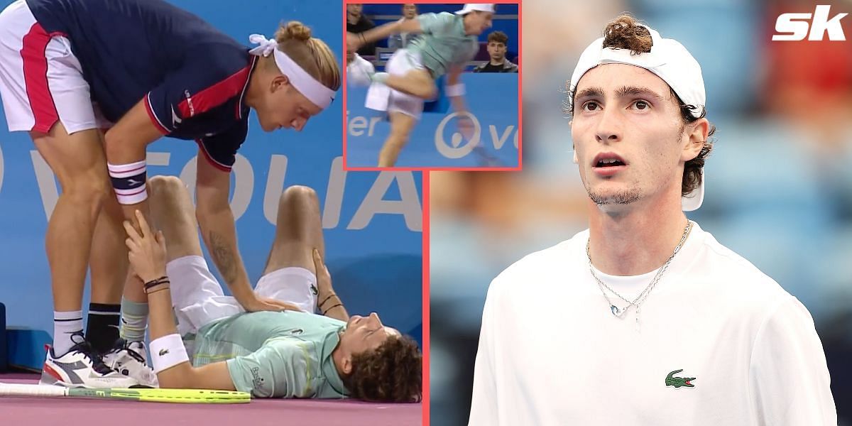 Watch: Alejandro Davidovich Fokina rushes to Ugo Humbert's aid ...