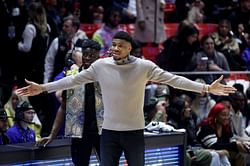 Giannis Antetokounmpo jokingly threatened by actor Michael Blackson for copying his dance move in Fortnite: "[I'll] smack the sh*t out of him"
