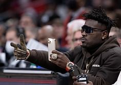 Antonio Brown shares hilarious post on social media - "James WTF you got me doing?"