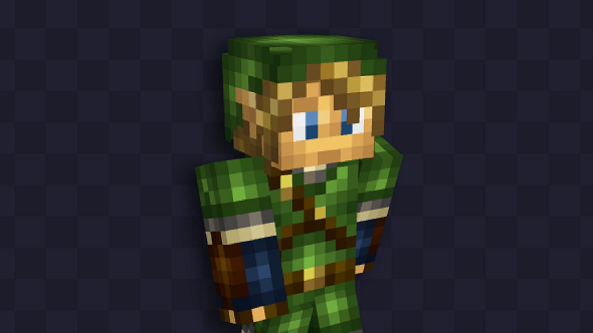 Take the appearance of the Hero of Hyrule in Minecraft (Image via NameMC)