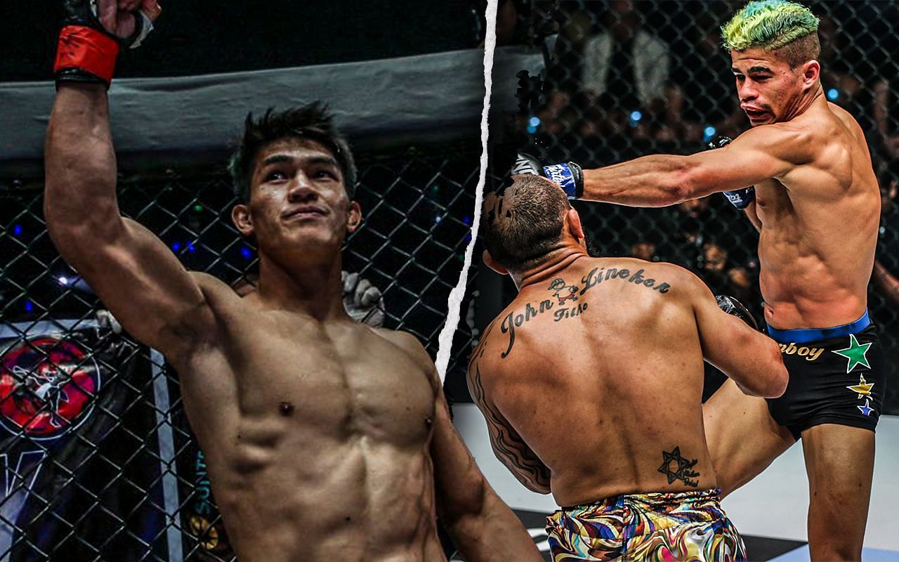 [Photo Credit: ONE Championship] Danny Kingad, Fabricio Andrade, John Lineker