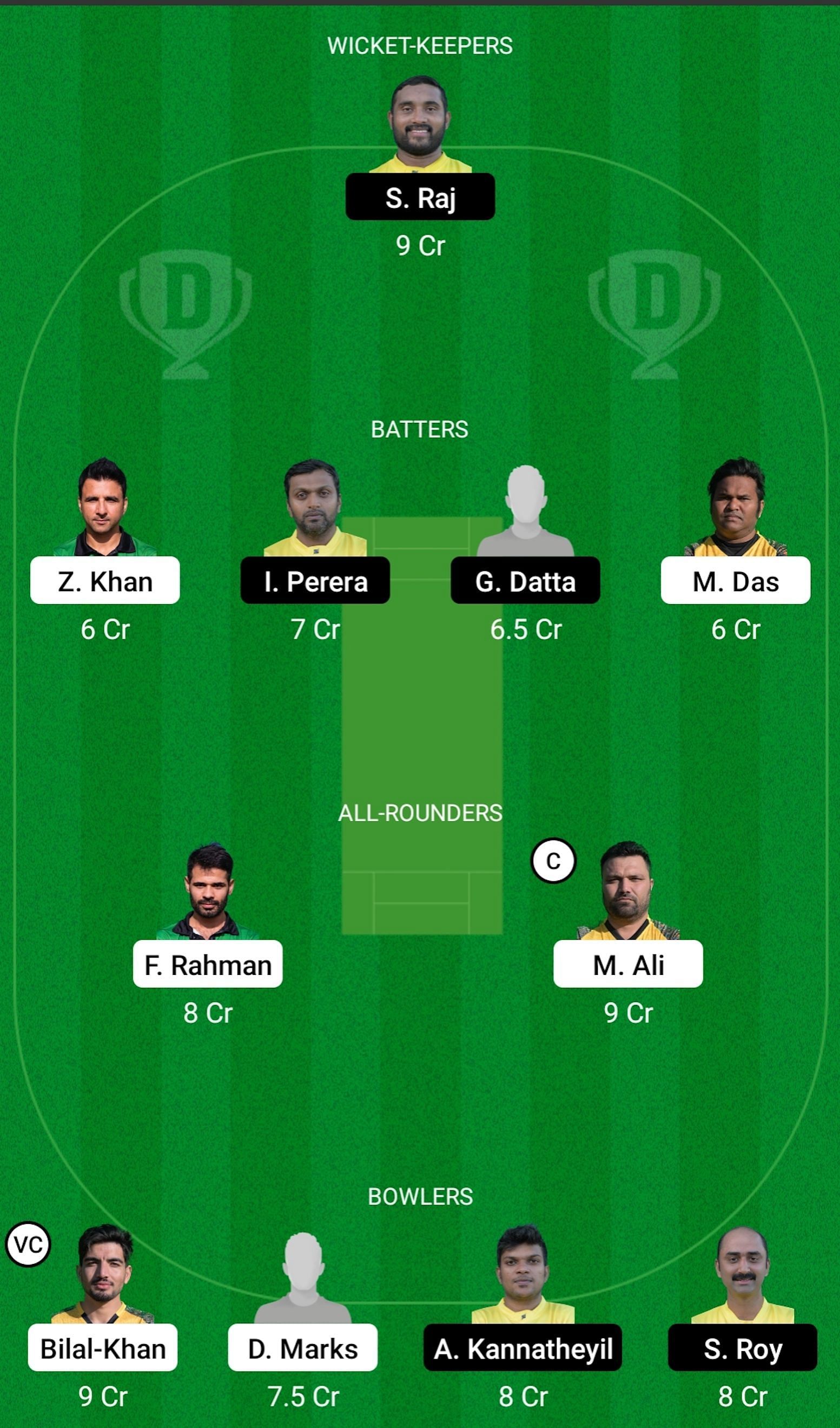 GZZ vs GOZ Dream11 Prediction Team Today, Match 61 and 62, Head to Head League