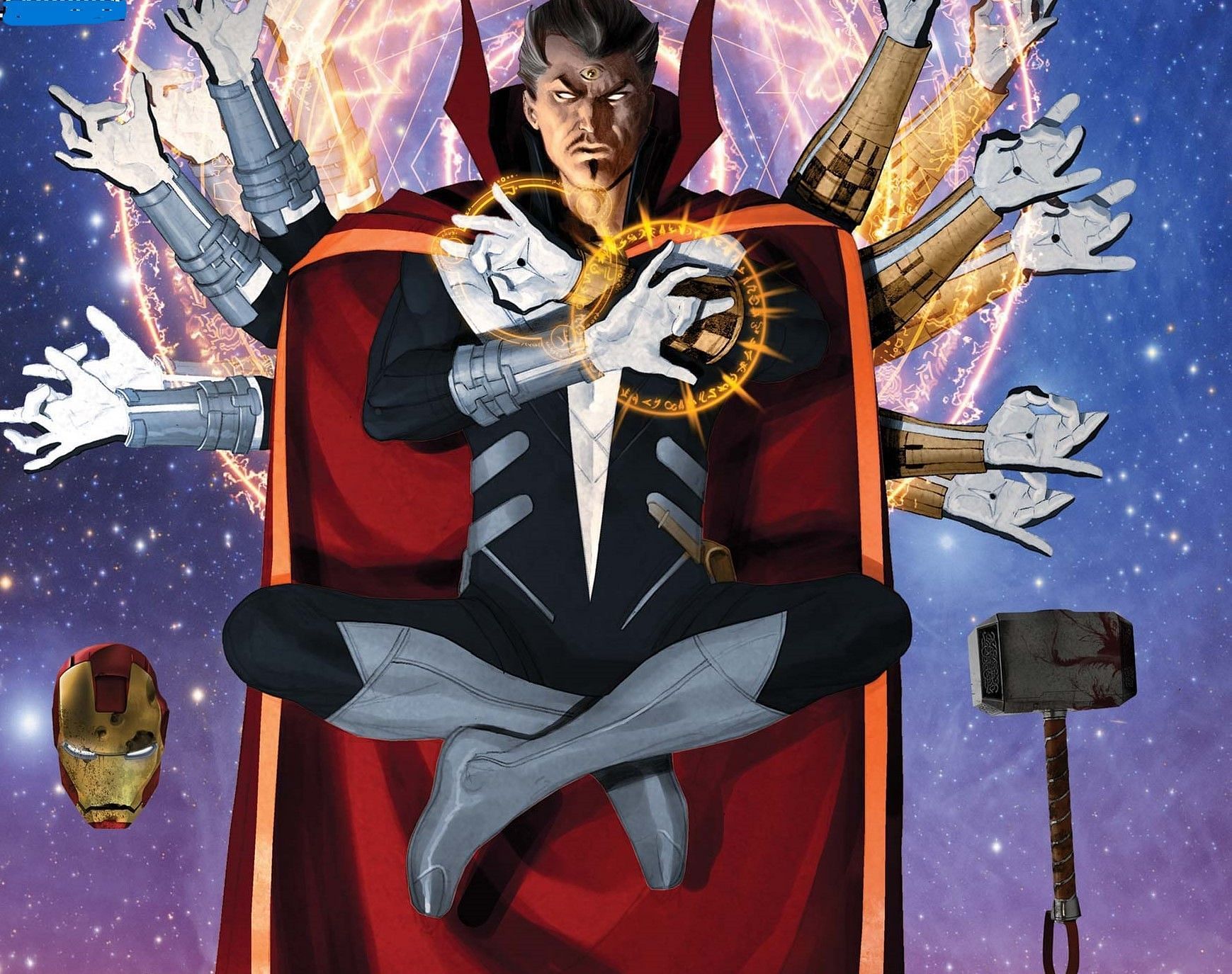 Doctor Strange&#039;s magic can vanquish Clark kent (Image via Marvel.com)