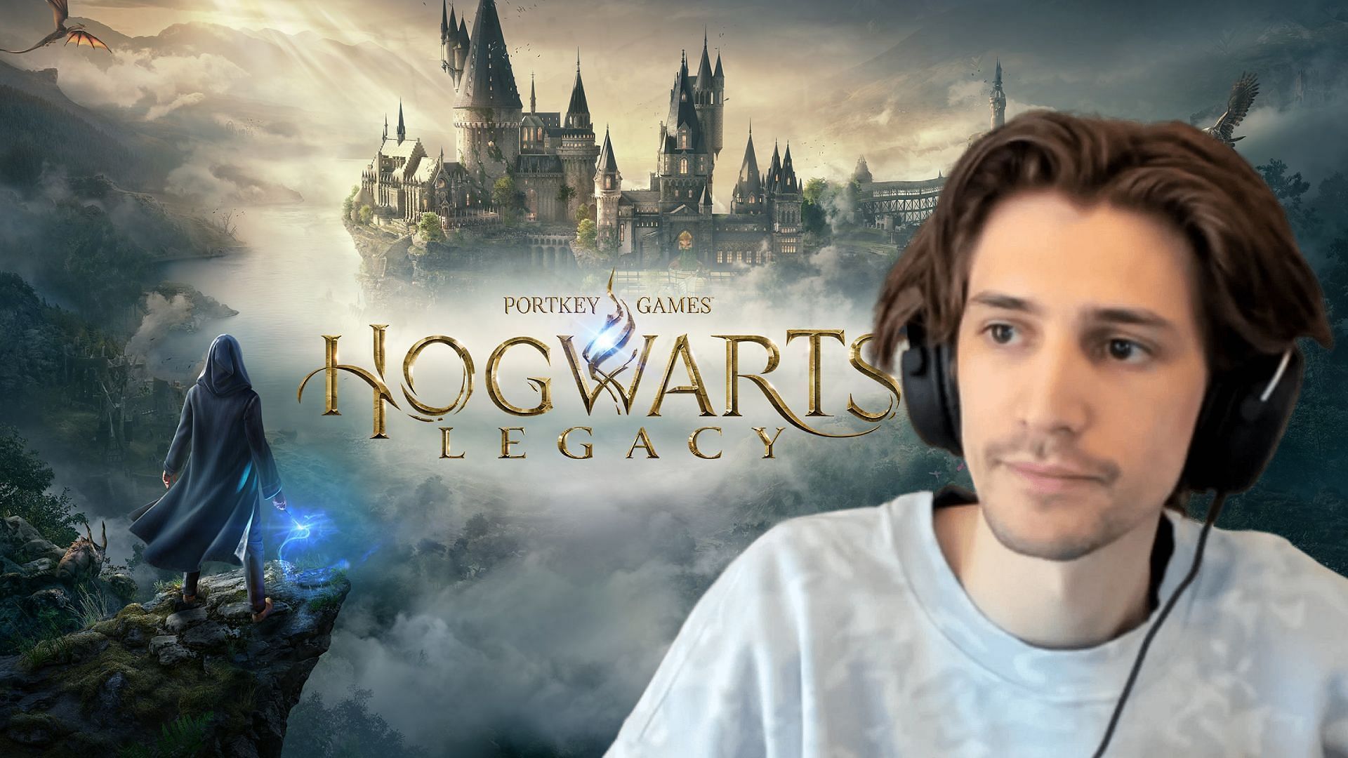 xQc goes off on people protesting Hogwarts Legacy (Image via Sportskeeda)