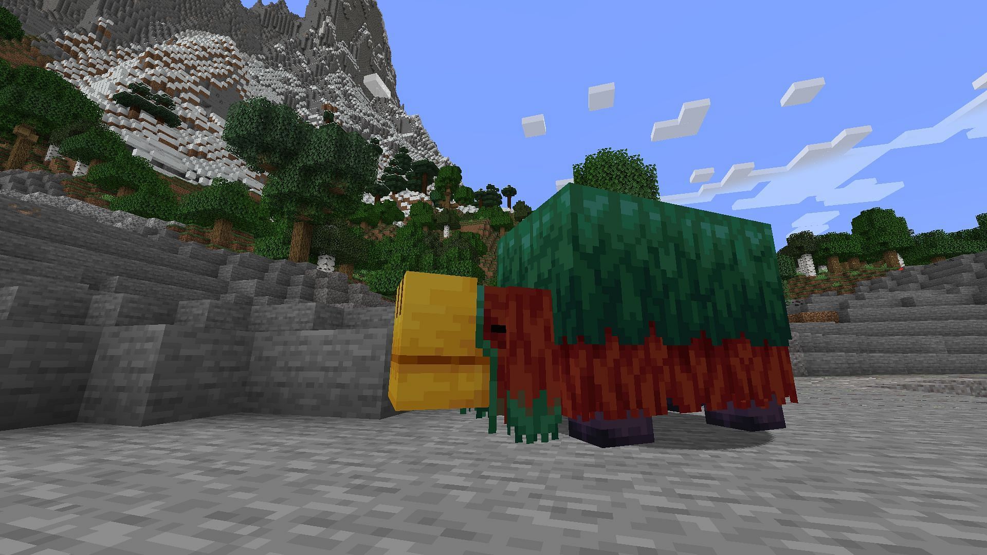 Sniffers are the first rare ancient mobs in Minecraft 1.20 update (Image via Mojang)
