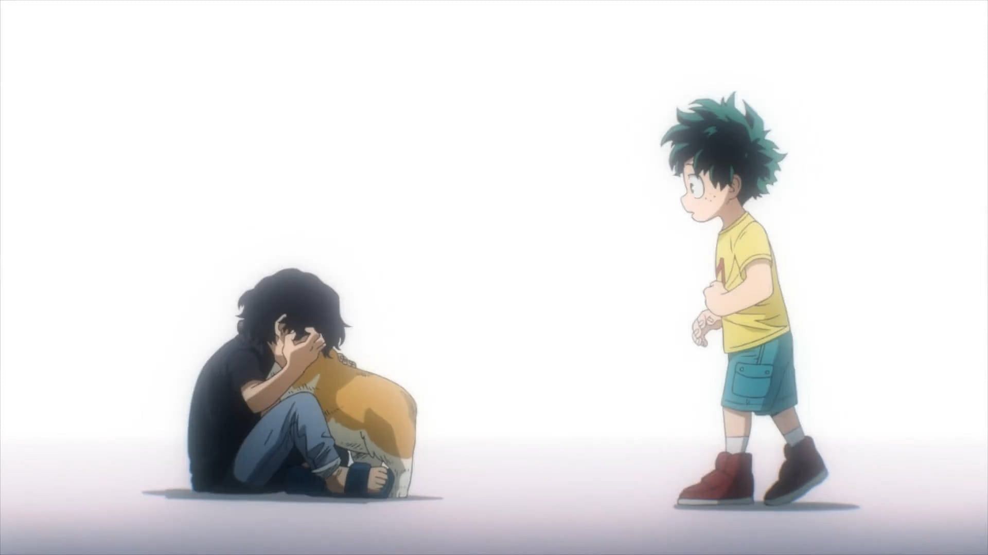 Izuku Midoriya and Shigaraki Tomura as seen in My Hero Academia season 6 episode 18 (Image via BONES)