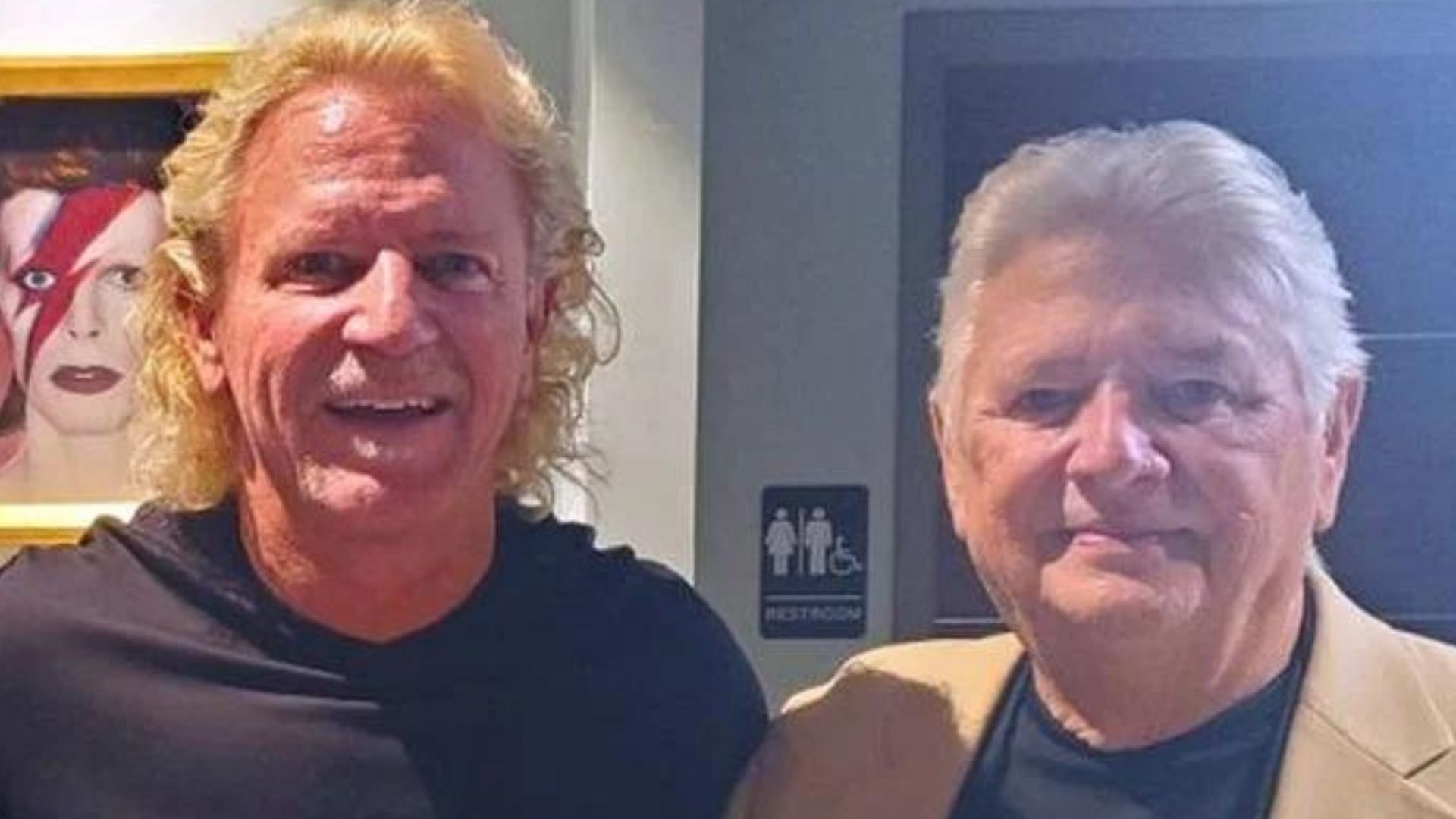 Jeff Jarrett with his late father Jerry Jarrett