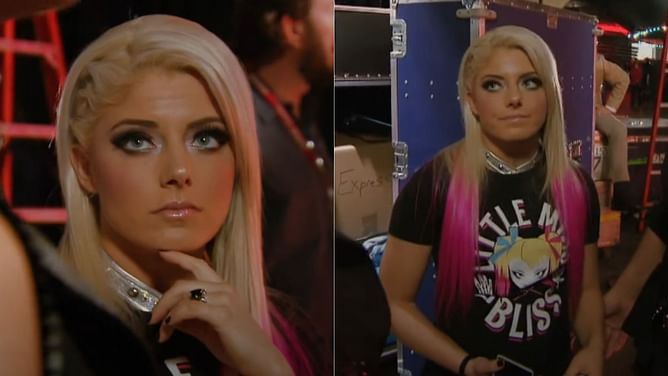When Alexa Bliss watched two WWE stars argue in front of her backstage