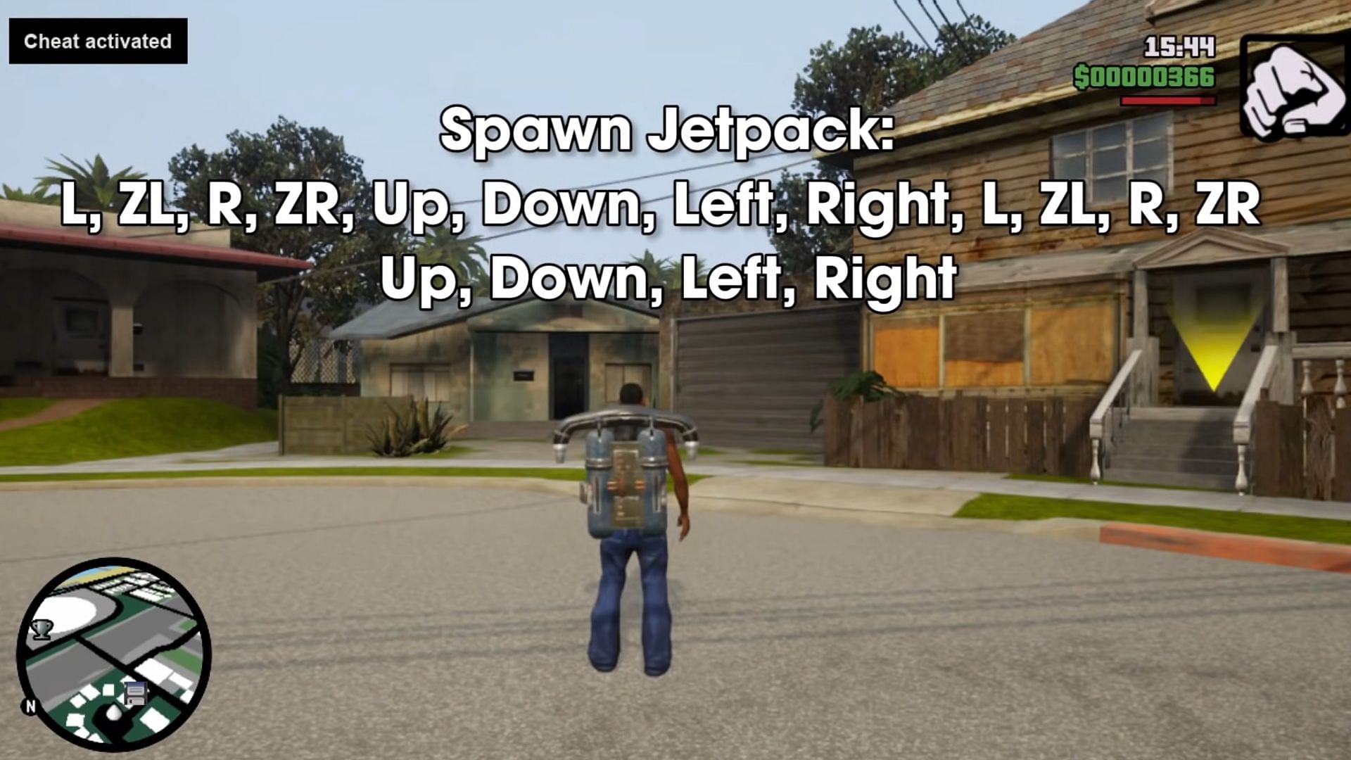 Horizontal jetpack flight in GTA San Andreas : r/GTA