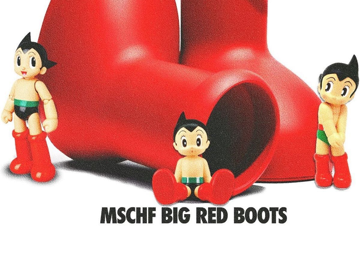 MSCHF Big Red Boots (Image via YouTube)