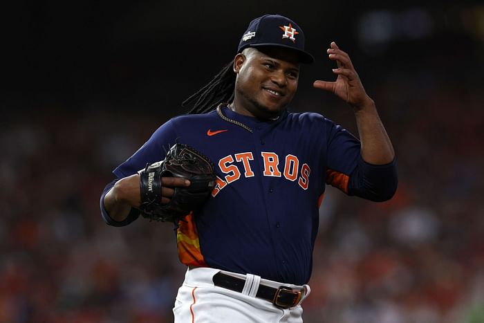 Framber Valdez welcomes dad to World Series - Our Esquina