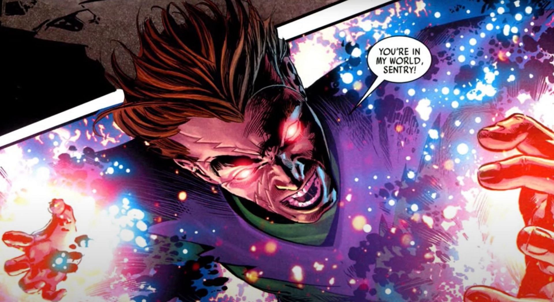 An ability to control molecules and atoms makes Molecule Man formidable (Image via Marvel)