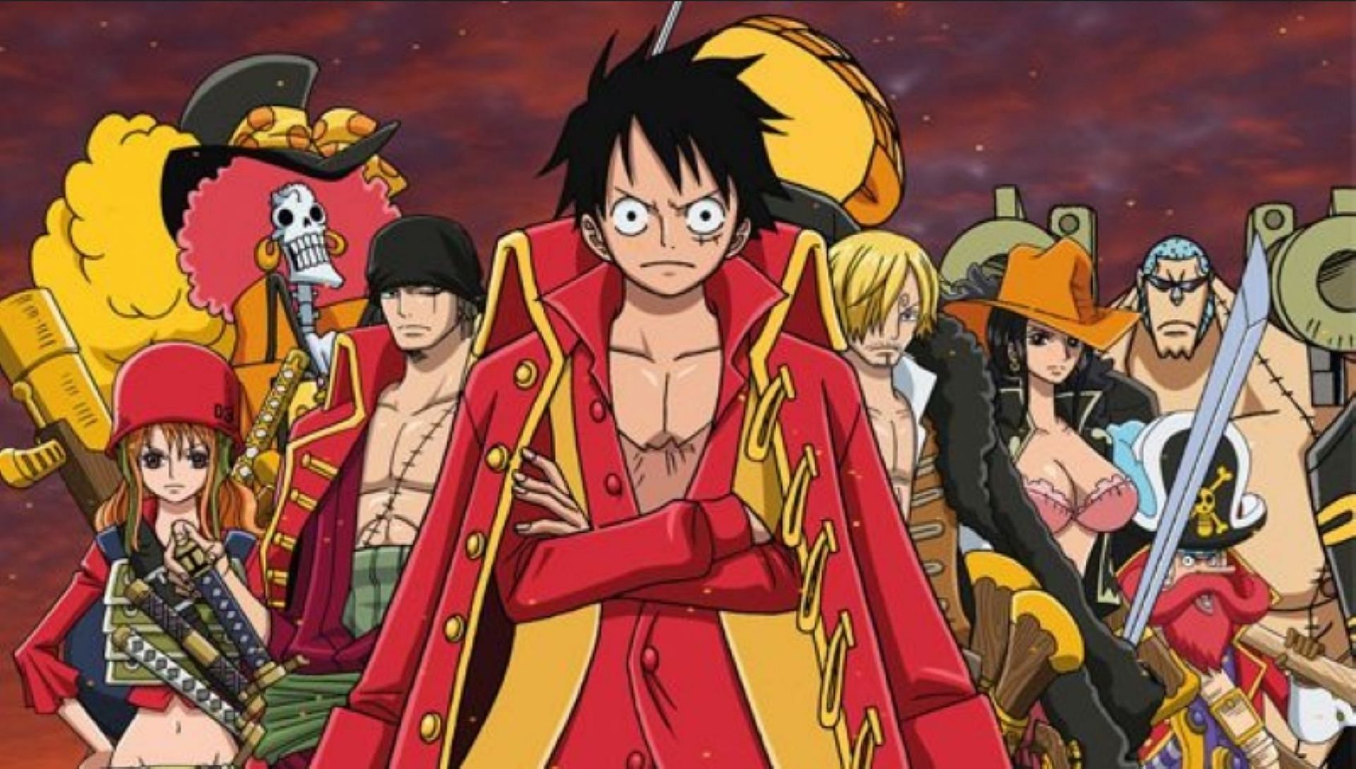 The Straw Hat crew, upgraded in One Piece: Z (Image via Toei Animation)